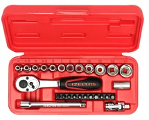 Набор торцевых головок 1/4" 27 предметов IZELTAS 14000005132