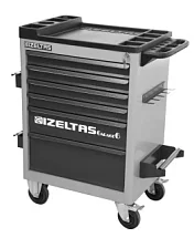 Тележка инструментальная серии GARAGE без инструментов, 6 выдвижных ящиков, цвет сине-черный, IZELTAS, 8242323006/13000002436 8242323006