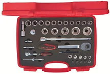 Набор торцевых головок 1/2" 10-32 мм 1/4" 4-13 мм 35 предметов IZELTAS 1113001038