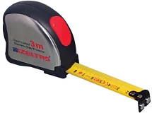 Рулетка измерительная, прорезиненный корпус, (хромиров) с поясным зажимом 3м, IZELTAS, 0588150013, 14000000054 0588150013