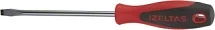 Отвертка ERGONOMIK с прямым шлицем (Slotted), двухкомпонентная рукоятка, 1.0Х5.5Х125, IZELTAS, 4350175125, 13000001415 4350175125