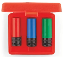 Набор торцевых головок ударных 1/2" 17-19-21 мм для литых колесных дисков 3 предмета IZELTAS 1113009003