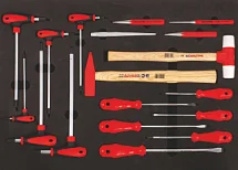 Набор инструмента в ложементе  4 ящ. инстр. тележки GARAGE, IZELTAS, 8242004018/13000002422 8242004018