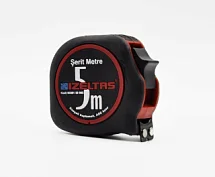 Рулетка измерительная, прорезиненный корпус (пластиковый) с поясным зажимом 5м, IZELTAS, 0588150005, 14000000053 0588150005