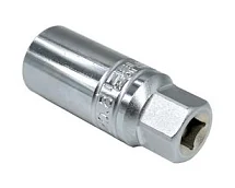 Головка торцевая шестигранная свечная 20,8 мм 3/8" резиновая вставка IZELTAS 1110069208