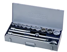 Набор торцевых головок дюймовых 3/4" 12 гранных 14 предметов IZELTAS 1419006114