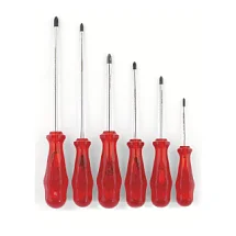 Набор отверток МАСТЕР / Kraft, крестообразный (PH) шлиц, рукоятка из ацетата целлюлозы, 6 предметов, IZELTAS, 4120008106, 13000001313 4120008106