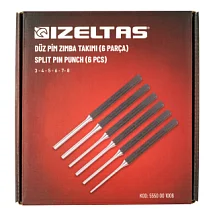 Набор выколоток 3-8 мм,6 предметов IZELTAS, 5550001006, 13000001728 5550001006