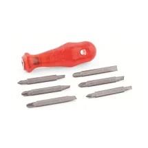 Отвертка со сменными вставками SL, Ph и Pz, 7 предметов, IZELTAS, 4815006107, 13000001572 4815006107