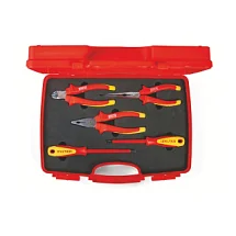 Набор диэлектрических инструментов 1000В, в пластиковом кейсе, 5 предметов, IZELTAS, 8795006005, 13000002645 8795006005