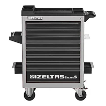 Тележка инструментальная серии GARAGE без инструментов, 8 выдвижных ящиков, цвет серо-черный, IZELTAS, 8242323008/13000002438 8242323008