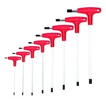 Набор ключей 6-гранных Т-образных, с рукояткой, 2,5-10 мм, 8 предметIZELTAS, 4920008108, 13000001620 4920008108