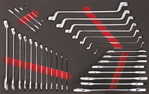 Набор инструмента в ложементе 2-ой ящик инструментальной тележки Partner, IZELTAS, 8235002031, 13000002361 8235002031