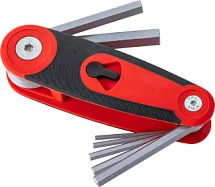 Набор шестигранных ключей складной 2,5-10 мм 7предметов IZELTAS 4912003107