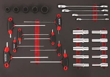 Набор инструмента в ложементе 4-ый ящик инструментальной тележки PRO, IZELTAS, 8241004027, 13000002398 8241004027