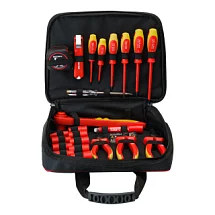 Набор инструментов до 1000V для электриков в сумке,24 предмета, IZELTAS, 14000005538 13000005538