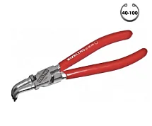 Съемник внутренних стопорных колец 40-100 мм изогн., IZELTAS, 3331120210, 13000001208 3331120210