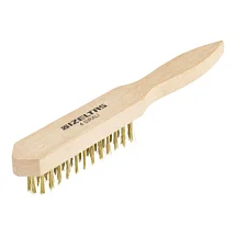 Щетка 4-х рядная металлический с деревянной ручкой, IZELTAS, 0741550004, 13000000690 0741550004