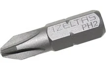 Бита PH2 25 мм хвостовик С6,3 мм IZELTAS 4820210002