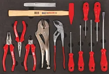 Набор инструмента в ложементе  3 ящ. инстр. тележки ECO, IZELTAS, 8243003013/13000002442 8243003013