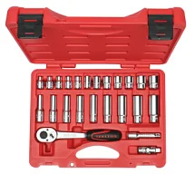 Набор торцевых головок 3/8" шестигранных 7-19 мм 24 предмета IZELTAS 14000005134