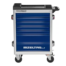 Тележка инструментальная серии PRO без инструментов, 7 выдвижных ящиков, сине-cерый, IZELTAS, 8241322007, 13000002410 8241322007
