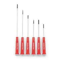 Набор отверток для клемм (прямой и крестообразный шлиц), 6 предметов, IZELTAS, 4500008106, 13000001430 4500008106